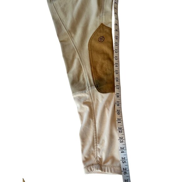 Ovation Beige Equestrian Riding Breeches Size 28L 56e - Picture 5 of 9